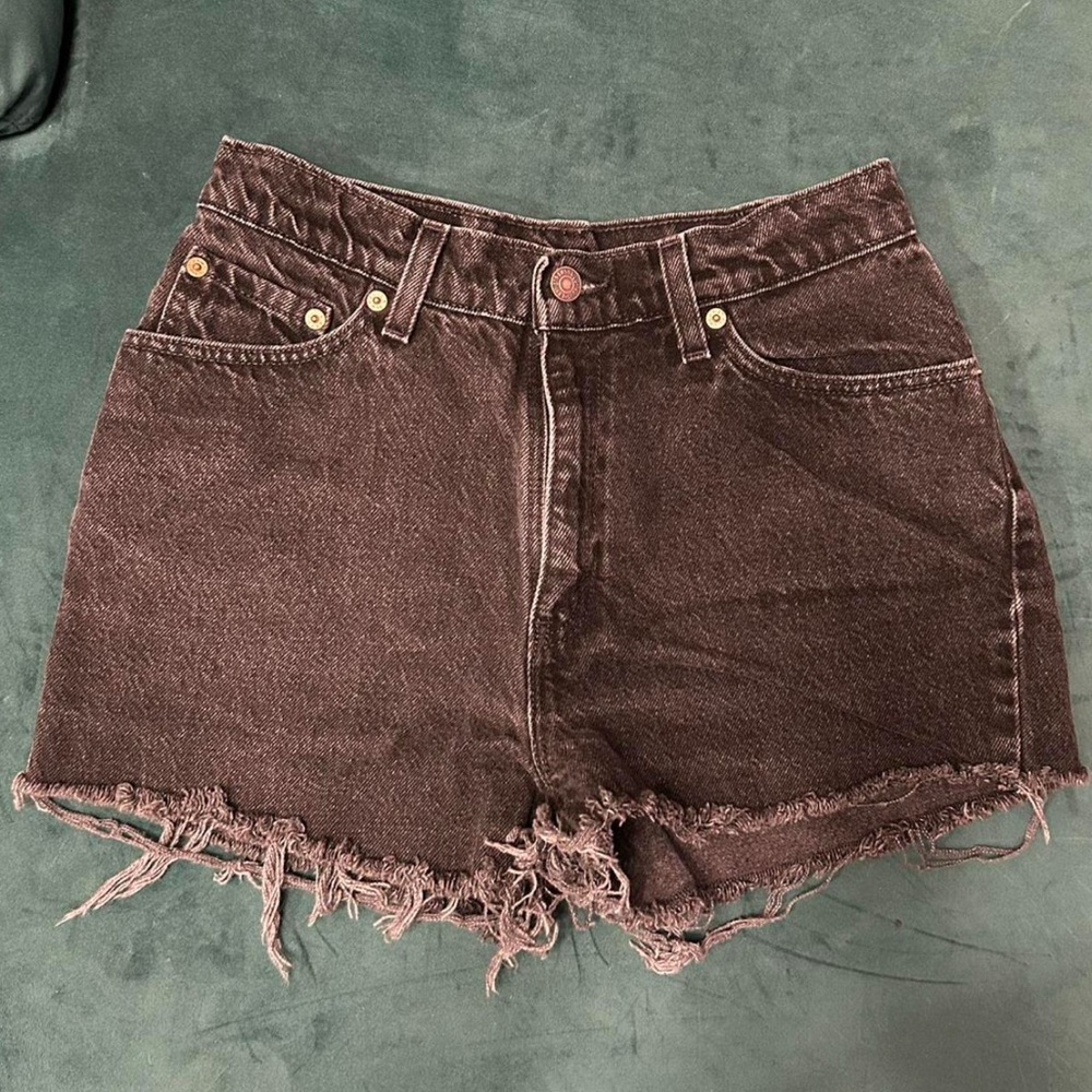 Levi's Dark Brown Jean Shorts